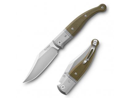 LionSTEEL Gitano Green Canvas Micarta