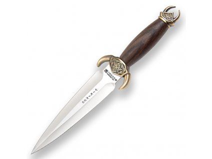 Joker Vikingo, 20 cm Bubinga wood, bronze guard