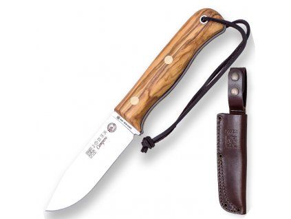 Joker Campero, 10 cm leather pouch, olive wood