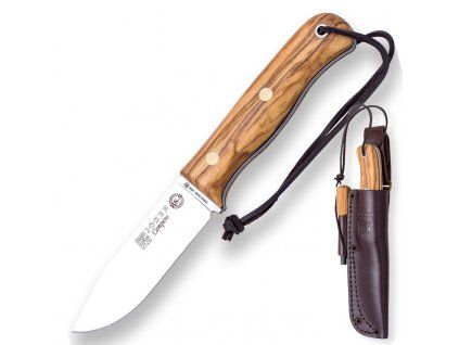 Joker Campero, 10 cm kožené pouzdro s křesadlem, olive wood