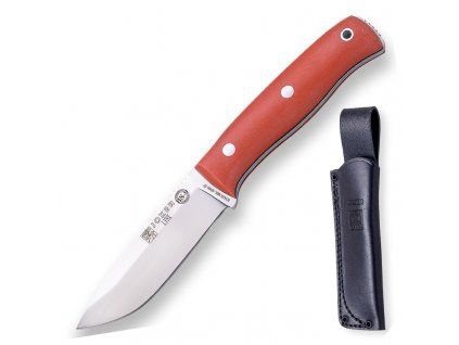 Joker Lynx, 10 cm leather pouch, micarta