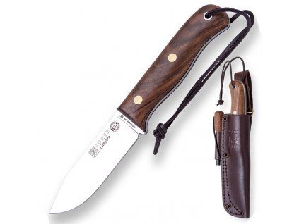 Joker Campero, 10 cm leather pouch s křesadlem, walnut wood