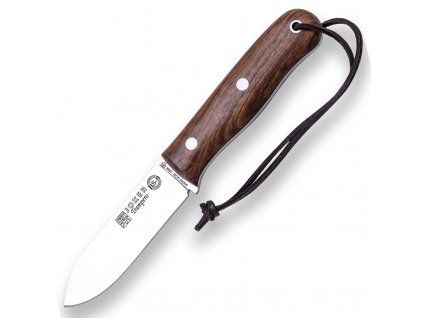 Joker Trampero, 10 cm leather pouch, walnut wood