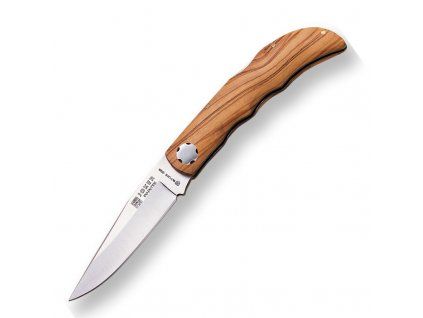 Zavírací nůž Joker Pointer, 9cm olive wood NO68