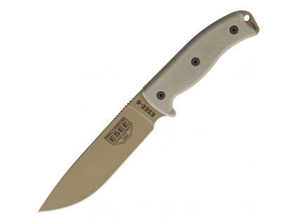 ESEE Model 6 Plain Dark Earth Sheath Black