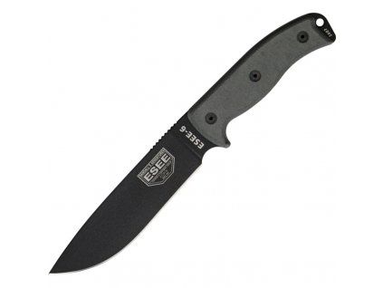 ESEE Model 6 Plain Black Sheath Green