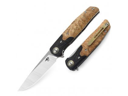Zavírací nůž Bestech Knives Ascot Light Burl Wood KG19D