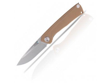 ACTA NON VERBA Z200 - LINER LOCK, PLAIN EDGE, G-10 COYOTE