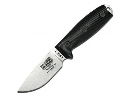 ESEE Plain S35VN Model 3 3D Sheath Black