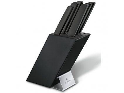 Victorinox Swiss Modern Blok s blackmi knives, 6 ks, black