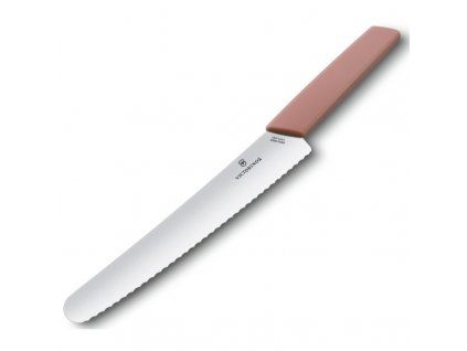 Victorinox Swiss Modern Knife for bread, 22 cm,  lososový