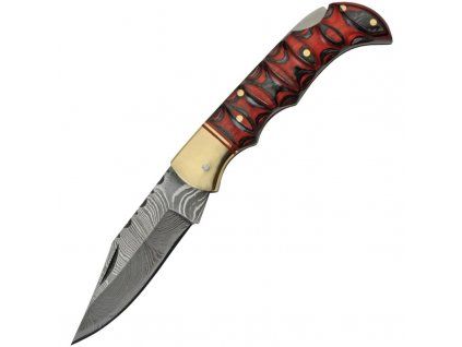 Damascus Red and Black