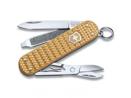 Victorinox Classic SD Precious Alox, Mosazně gold