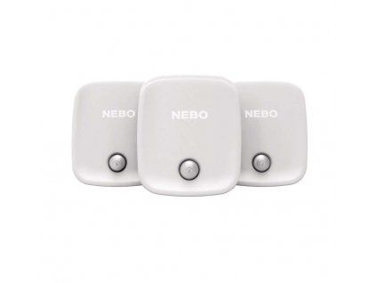 Nebo motion sensor night light 3 pz 30 lumens led wlt 0026 g