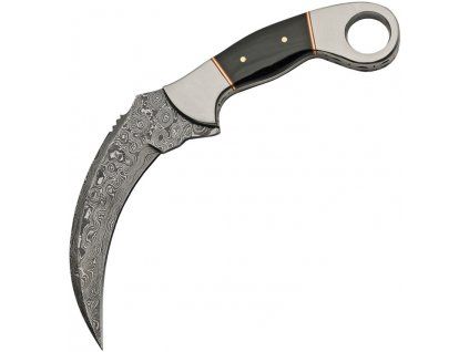 Damascus Fixed Blade Karambit