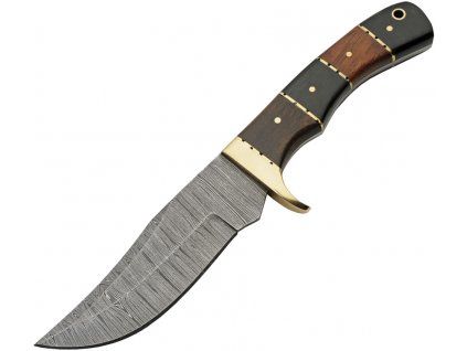 Damascus Hunter Horn Walnut
