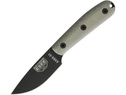 ESEE Plain Black Model 3 Modified Handle Sheath Kydex