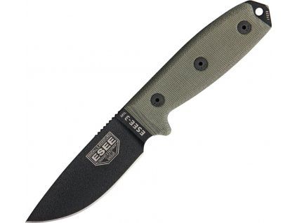 ESEE Plain Black Model 3 MIL Sheath Black with MOLLE