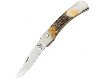 Auto Lockback Stag Bone