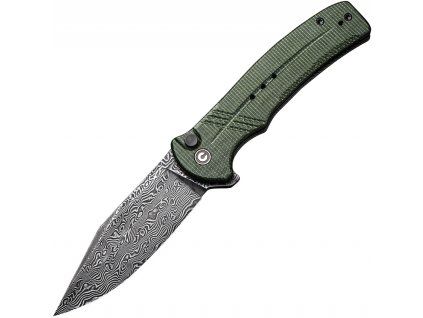 Civivi Cogent Damascus Green Micarta C20038D-DS1