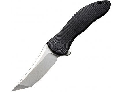 Civivi Synergy3 Stonewash Tanto Black G10 C20075B-1