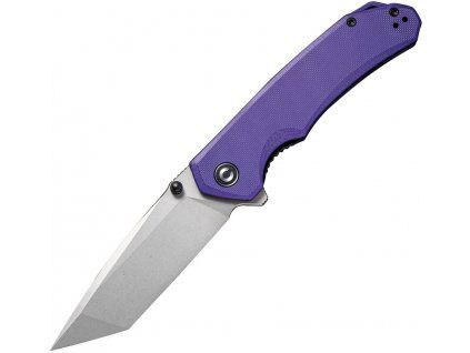 Civivi Brazen Stonewash Tanto Purple G10 C2023A