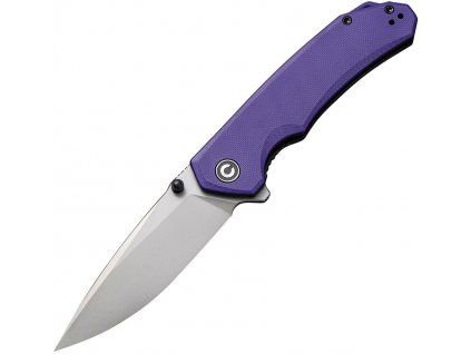 Civivi Brazen Stonewash Drop Point Purple G10 C2102A