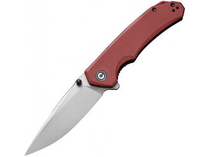 Civivi Brazen Stonewash Drop Point Burgundy G10