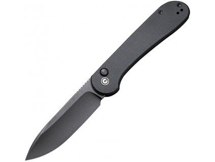 Civivi Elementum Button Lock Black G10