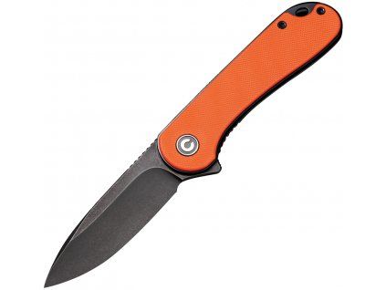Civivi Elementum Black Stonewash Orange G10
