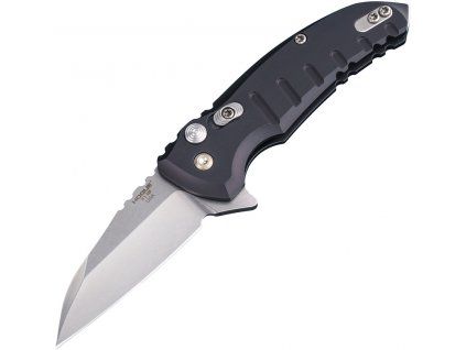 Hogue X1-MicroFlip Wharncliffe Black Aluminum