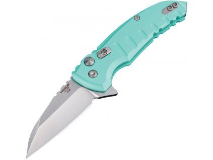 Hogue X1-MicroFlip Wharncliffe Aquamarine Aluminum
