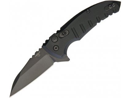Hogue X1-MicroFlip Black Wharncliffe Black Aluminum