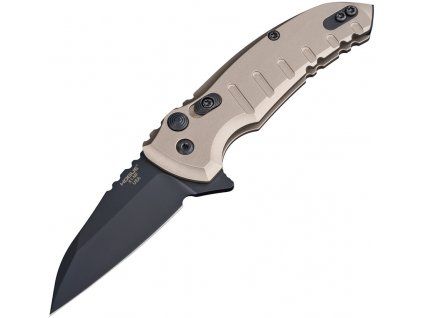 Hogue X1-MicroFlip Black Wharncliffe Dark Earth Aluminum
