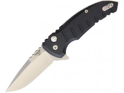 Hogue X1-MicroFlip Drop Point Black Aluminum