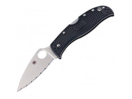 spyderco leafjumper serrated