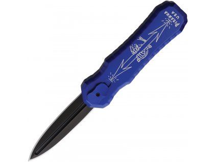 Piranha Knives Auto Excalibur Tactical OTF Blue