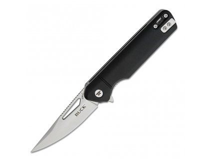 buck infusion drop point black g10