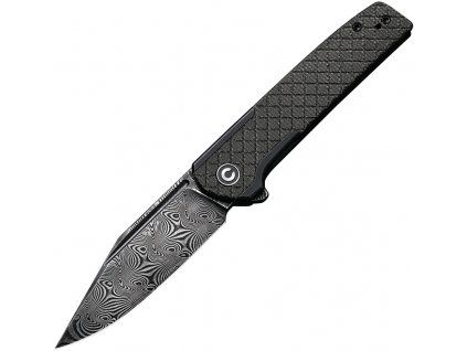 Civivi Cachet Damascus Clip Point Green Micarta C20041B-DS1