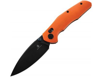 Bestech Knives Ronan Black Stonewash Sandvik Orange G10