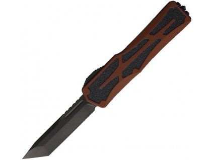 heretic knives colossus blackwash tanto rootbeer aluminum 2