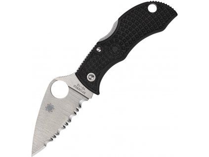 Spyderco Manbug Lockback Serrated Black
