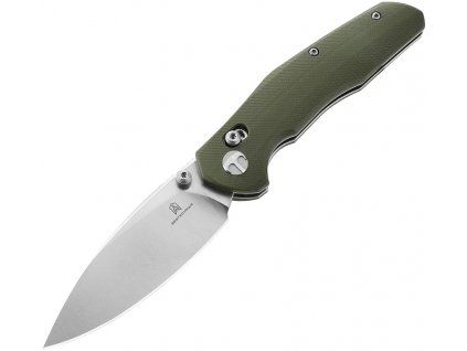 Bestech Knives Ronan Satin Finish Sandvik Green G10 KMK02B