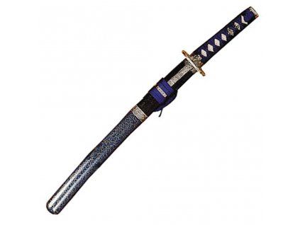 0102071 gladius replica wakizashi kozuka manico azzurro