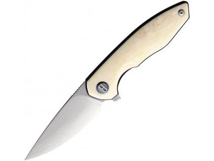 Bestech Knives Bambi Bead Blast Damascus Ox Bone KL08B