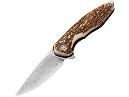 Bestech Knives Bambi Mirror Damascus Stag KL08H