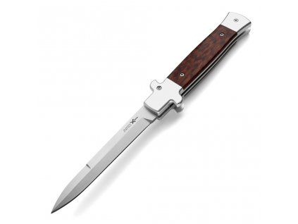 akc extreme shadow switchblade 23cm snake wood silver aluminium dagger blade 2