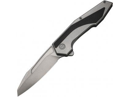 Civivi Hypersonic Stonewash Sandvik Gray Black C220112