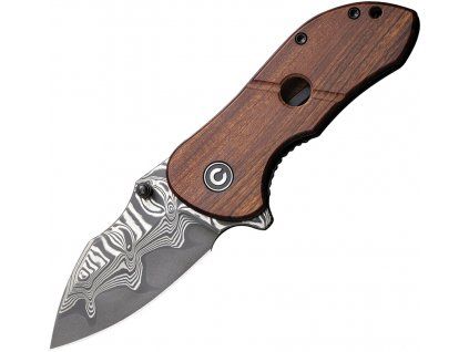 Civivi Gordo Damascus Wood