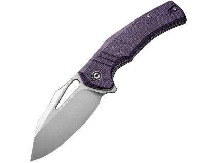 Civivi BullTusk Satin Sandvik Purple Micarta
